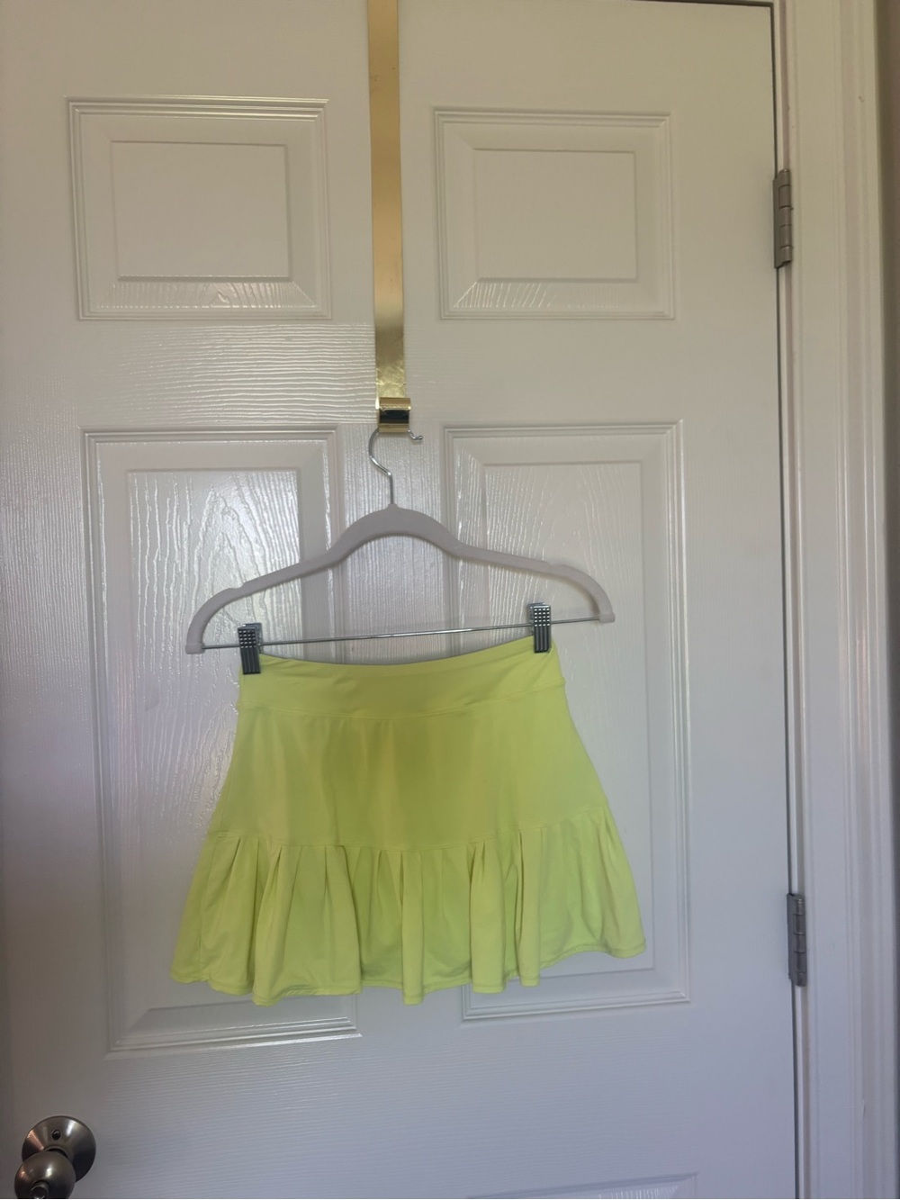 NWOT Never Worn Lilly Pulitzer Neon Yellow Pleated Tennis Skirt - Picture 4 of 4